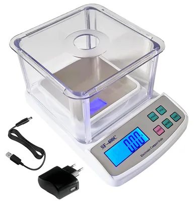 Digitalwaage 0,01 g Präzision, 600 g Kapazität, Laborwaage