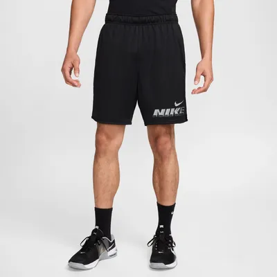 Produktbild von Nike M Nk Df Totality Gfx Short 7Ul Black/White Black/White M