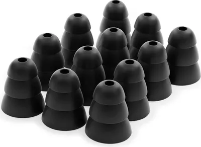 Image de 12 x Écouteurs en Silicone Tripler Embouts d'oreilles pour Casque Écouteurs