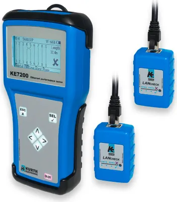 Produktbild von Kurth Electronic KE7200, RJ-45, Blau, 100 V, 61 x 41 x 26 mm