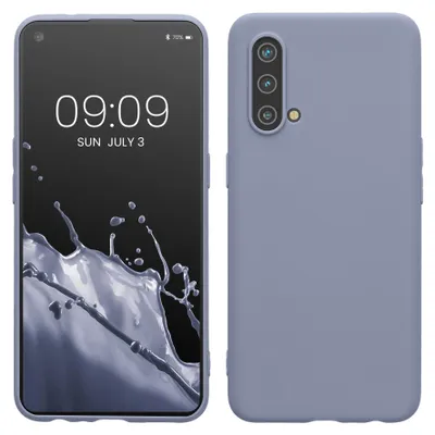Produktbild von kwmobile Handyhülle für OnePlus Nord CE 5G Hülle - TPU Case - Kabelloses Laden - Schutzhülle Cover in Lavendelgrau