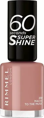 Obrázek produktu pro 60 Seconds lak na nehty Super Shine pro ženy 8 - 230 Mauve To The Music