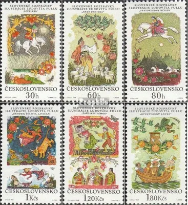 Produktbild von Briefmarken Tschechoslowakei 1968 Mi 1844-1849 (kompl.Ausg.) postfrisch Märchen