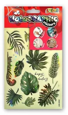 Zdjęcie produktu dla Naklejki holographic leaves PENMATE