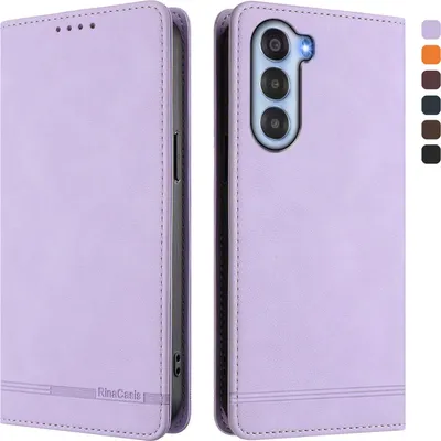 Obrázek produktu pro Pouzdro pro ZTE Nubia S, retroPolyuretankožené flip pouzdro s stojánkem a přihrádkami na karty Fialový