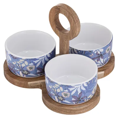 Imagen del producto de Ladelle Mossman 4-teilig Schalen- & Tablett-Set 22x21x15.5cm 64532