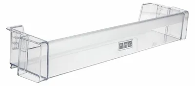 Türfach für Kühlschrank, 442x97x71 mm, transparent, Kunststoff