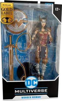 Produktbild von McFarlane Toys DC Multiverse Actionfigur Wonder Woman Designed by Todd McFarlane (Gold Label) 18 cm MCF15181