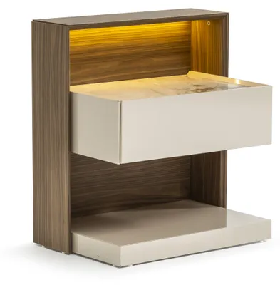 Produktbild von Moderner Nachttisch aus MDF – Elegantes Design für Ihr Schlafzimmer