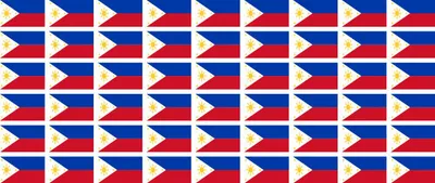 Produktbild von Mini Aufkleber Set - Pack glatt - 20x12mm - selbstklebender Sticker - Philippinen - Flagge / Banner / Standarte fürs Auto, Büro, zu Hause und die Schule - 54 Stück