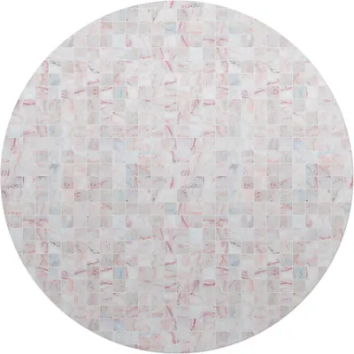 Produktbild von Pastellmosaik – Bodenschutzmatte – Stuhlunterlage – Bürostuhlmatte – Rutschfeste Bodenmatte – Schutzmatte für Hartboden – fi 100 cm