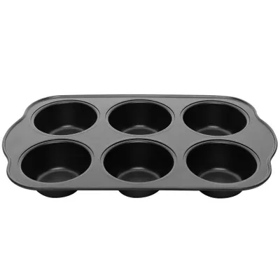 Zdjęcie produktu dla Blacha Do Muffinek Likoris Na 6 Babeczek 28X18X3,5Cm