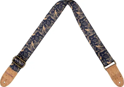 Produktbild von Cascha CGS-VC2 Vegan Cork Midnight Birds Textilgurte für Gitarren
