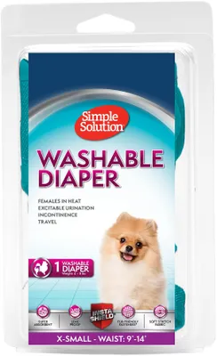 Produktbild von Simple Solution waschbare, wiederverwendbare Hundewindeln | saugfähig mit auslau