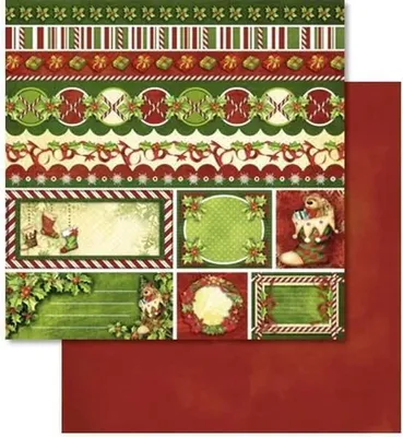 Produktbild von Scrapbook Paper Premium Glitter 30,5x30,5cm VE=25 Blatt Motiv 218