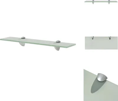 Zdjęcie produktu dla vidaXL Półka pływająca szklana 50x20 cm 8 mm - Półki ścienne