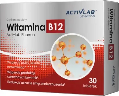 Obrázek produktu pro Activlab Pharma Vitamin B12 100 µg, 30 tablet