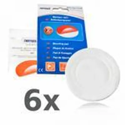 Immagine prodotto di NEMAXX® Pad Fissaggio Rilevatore Fumo Ø80 mm – Adesivo 3M High-Tack, Autoadesivo – Montaggio Senza Foratura – Per Fumo, CO e Termici – 6 Pezzi