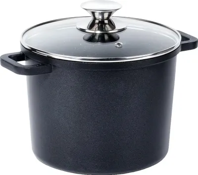 Produktbild von Kochtopf, Antihaftbeschichtung, Universelle Kompatibilität, schwarz, 4-5L