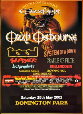 Image de OzzFest 2002 - Ozzy Osbourne - Affiche Poster - 60X83cm