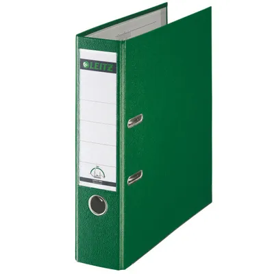 Produktbild von Leitz 180° Plastic Lever Arch File, 8,1 cm, 32 cm, 487g, Grün