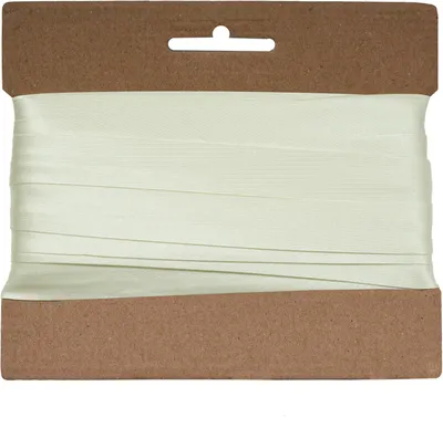 Produktbild von 20m Schrägband Satin ca.15mm gefalzt Kantenband Einfassband