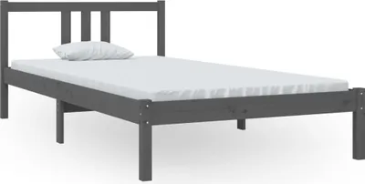 Obrázek produktu pro vidaXL Postel z masivu šedá 100x200 cm