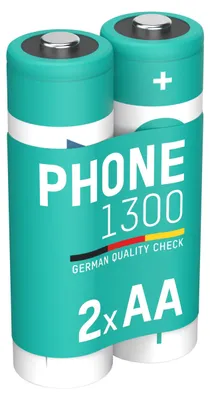 Produktbild von ANSMANN Telefon Akku AA 1300 mAh 1,2V, 2 Stück