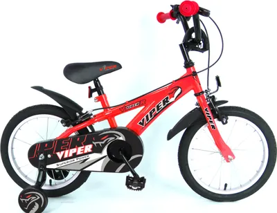 Produktbild von 18 Zoll Fahrrad Kinder Jungen Mädchen Kinderfahrrad Rad Bike VIPER ROT
