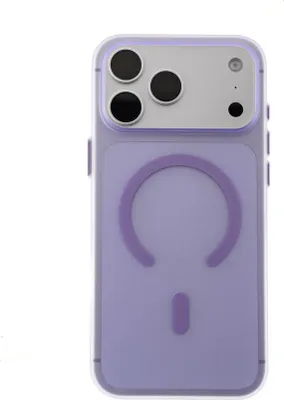 Produktbild von Dünne Handyhülle Bumper mit Magnetring kompatibel mit iPhone 17 Lila
