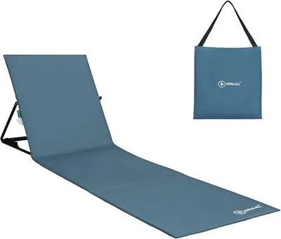 Produktbild von Strandmat Verstellbar mit Rückenlehne - Blau