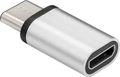 Produktbild von Goobay 56636, USB-C, USB 2.0 Micro-B, Silber
