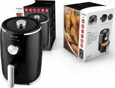 Zdjęcie produktu dla Frytkownica beztłuszczowa Smażenie gorącym powietrzem bez oleju 2L Timer 1000W NEW AIR FRYER Kalorik