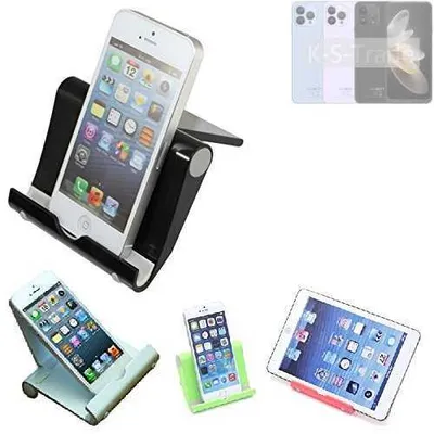 Produktbild von K-S-Trade Handy-Ständer kompatibel mit Cubot P80 faltbarer Tischständer Smartphone Tablet Halterung Reise