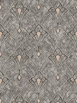 Zdjęcie produktu dla Tapeta flizelinowa 38094-4 Mata Hari Art-Deco czarna