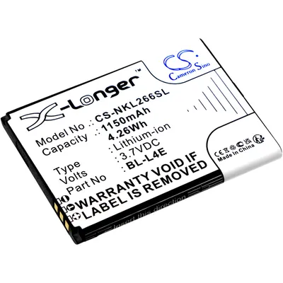 Obrázek produktu pro Baterie pro Nokia 2660 Flip 4G, 1150mAh, Li-Ion