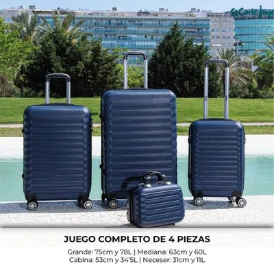 Produktbild von Famanu Trolley Koffer Set, Leichtgewicht mit 4 Rollen - Handgepäck