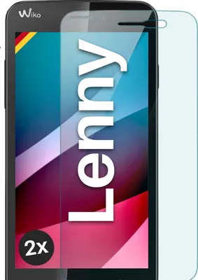 Produktbild von SCHUTZFOLIE FÜR WIKO LENNY - ECHTGLAS, Stückzahl:2er Set
