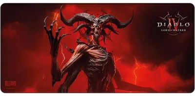 Immagine prodotto di Tappetino per mouse Diablo IV - Lord of Hatred - Mephisto, formato XL