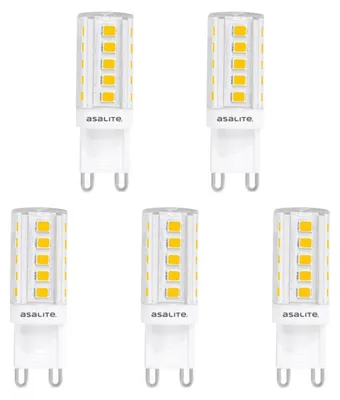Produktbild von Asalite G9 LED-Kapsellampe 3W 330lm 3000K warmweiß 5 Stück