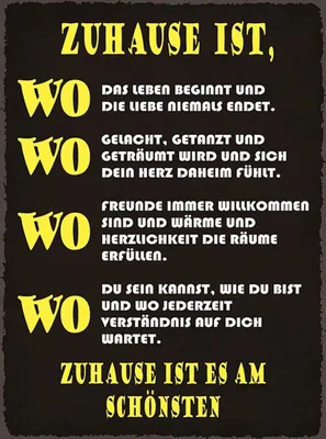 Produktbild von vianmo Holzschild 40x30 cm Zuhause ist wo Leben und Liebe