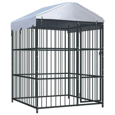 Immagine prodotto di vidaXL Cuccia per cani da esterno con tetto 150 x 150 x 200 cm