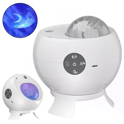 Produktbild von Sternenhimmel Projektoren, Sternenprojektor Mit Fernbedienung Und Bluetooth Lautsprecher, Weißes Rauschen Nacht-licht Schlafzimmer Deko Gesche