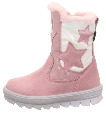 Produktbild von Superfit FLAVIA Winterstiefel mit kuscheligem Kunstfellrand, Sternapplikationen und Glitzersternprint