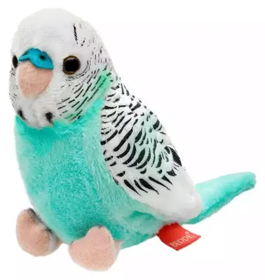 Produktbild von Pluszowa papuga falista lazurowo-biała 13 cm Beppe Zoo