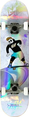 Image de Enuff Skateboard Skully Hologram blanc