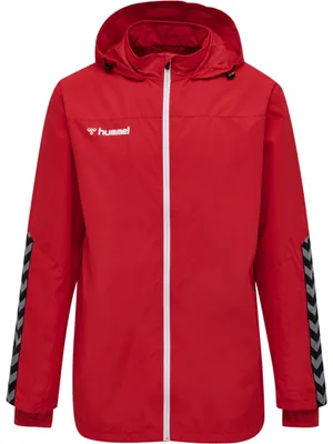 Produktbild von hummel Kids hmlAuthentic All-Weather Jacket, Red, Size 176