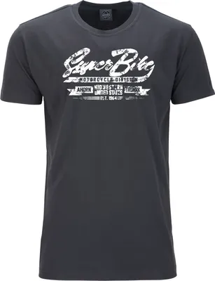 Produktbild von Übergrößen T-Shirt Super Bike weiß AHORN SPORTSWEAR Iron Grey 8XL