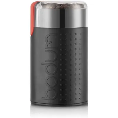 Produktbild von Bodum BISTRO, Mühle mit Schlagmesser, 60 g, Schwarz, Rot, Kunststoff, Gummi, 150 W, 95 mm
