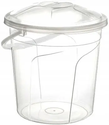 Produktbild von Katex Transparenter Eimer mit Ausguss und Messskala 15L